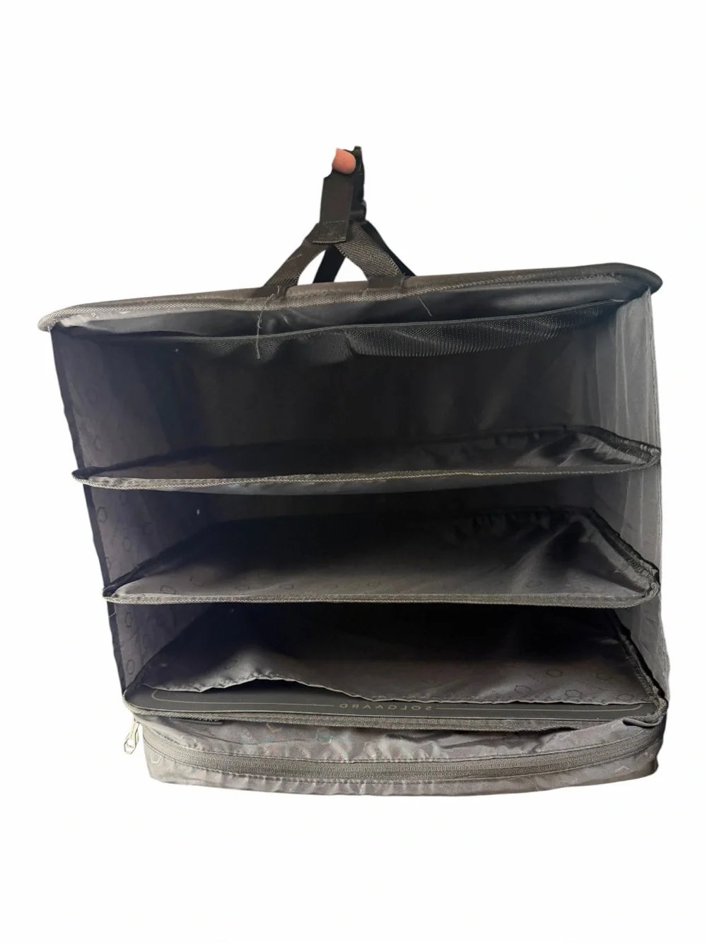 Solgaard The Carry-On Closet 4 Compartment Organizer Insert Only, Black, + Bags